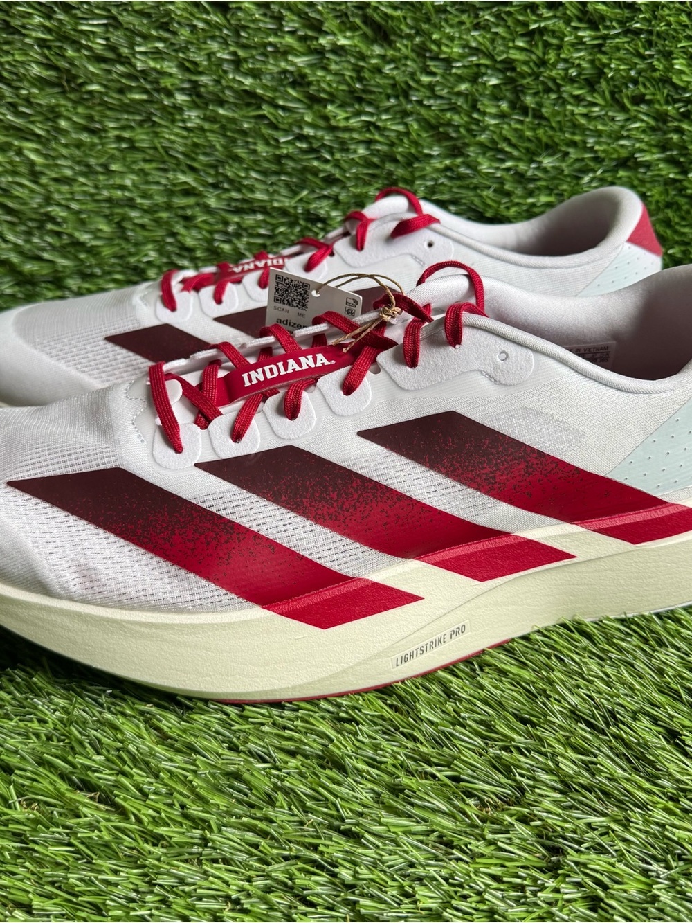 Size 14 Adidas x Adizero EVO SL Indiana Hoosiers JQ4576 Men’s National Champs!